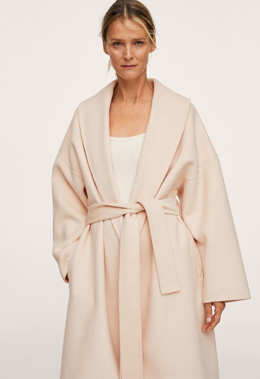 MANGO - Coat manuela - light beige