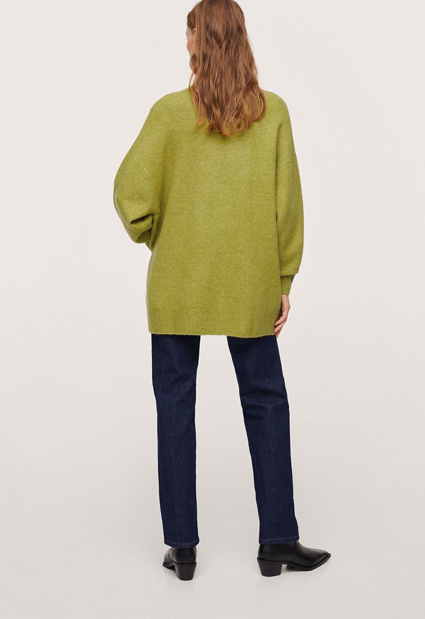 MANGO - Cardigan taldora - medium green