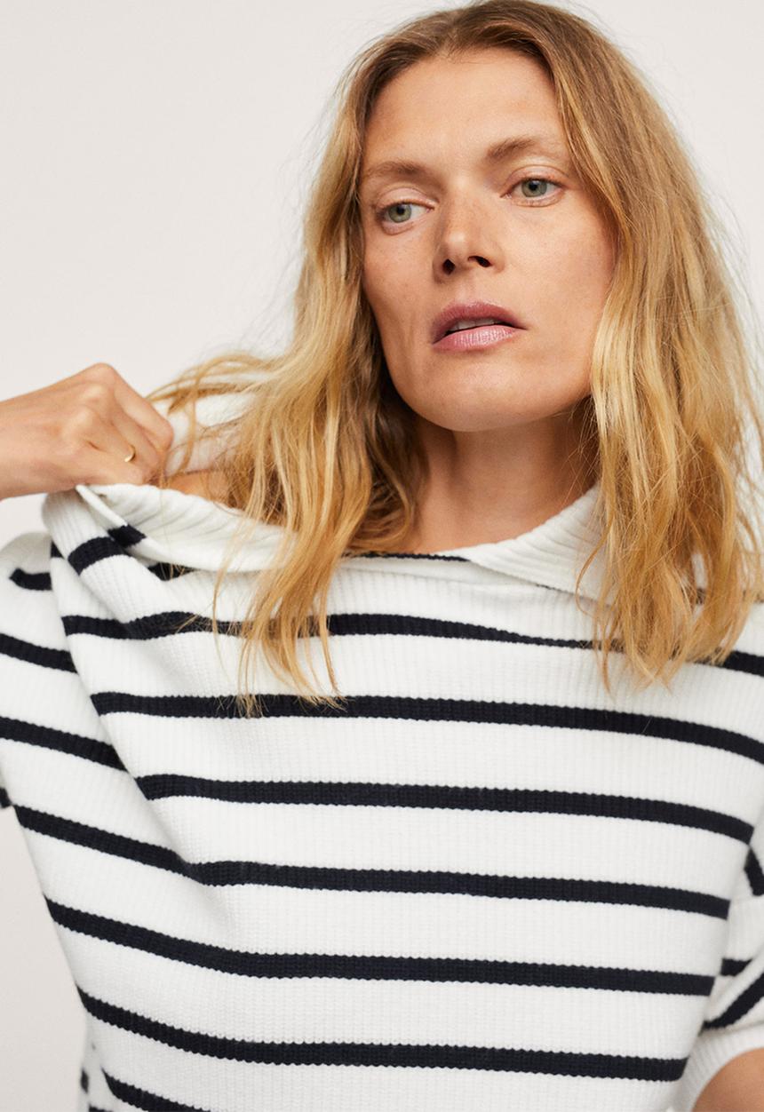 MANGO - Sweater stacks - navy