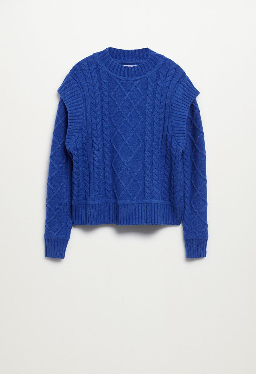MANGO - Sweater bunny - mid blue