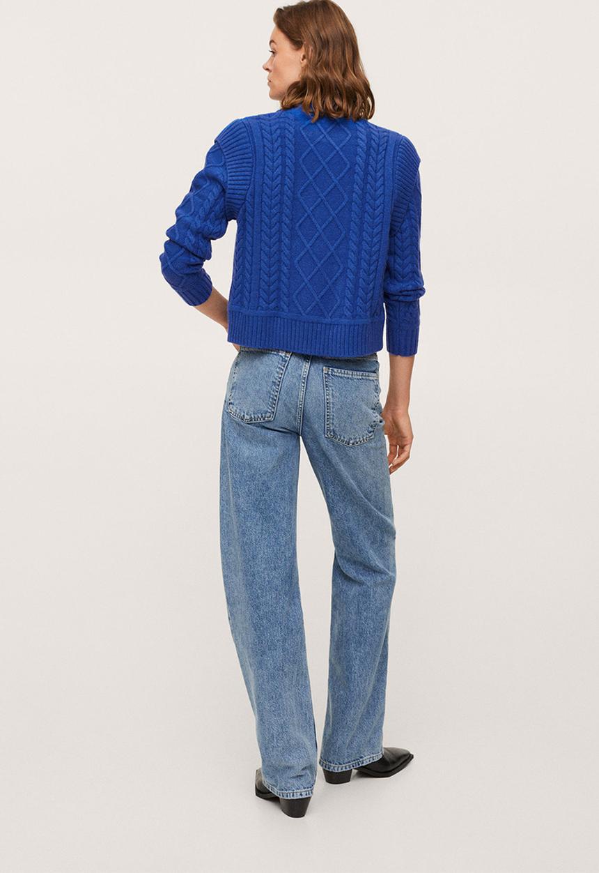 MANGO - Sweater bunny - mid blue