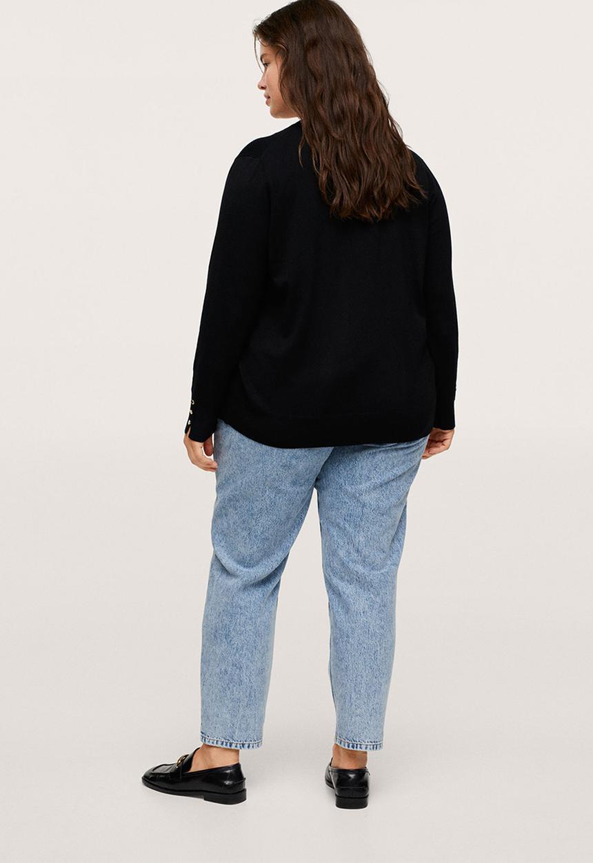 MANGO - Plus cardigan gina - black