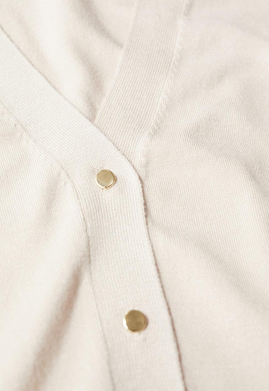 MANGO - Plus cardigan gina - light beige