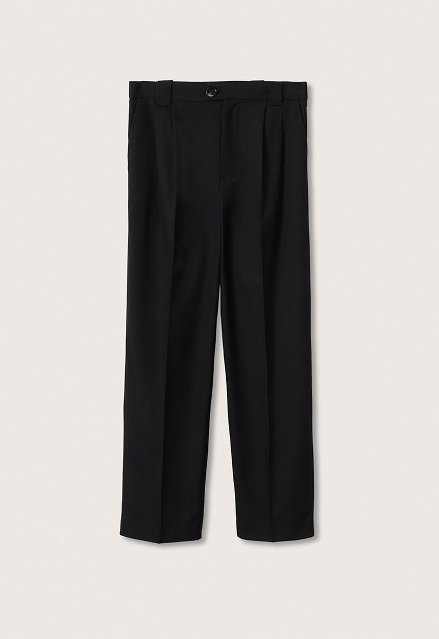 MANGO - Trousers celia - black