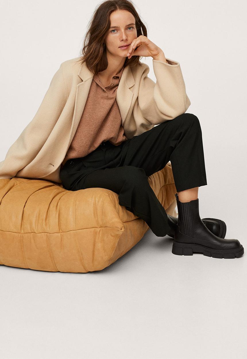 MANGO - Trousers alessia - black