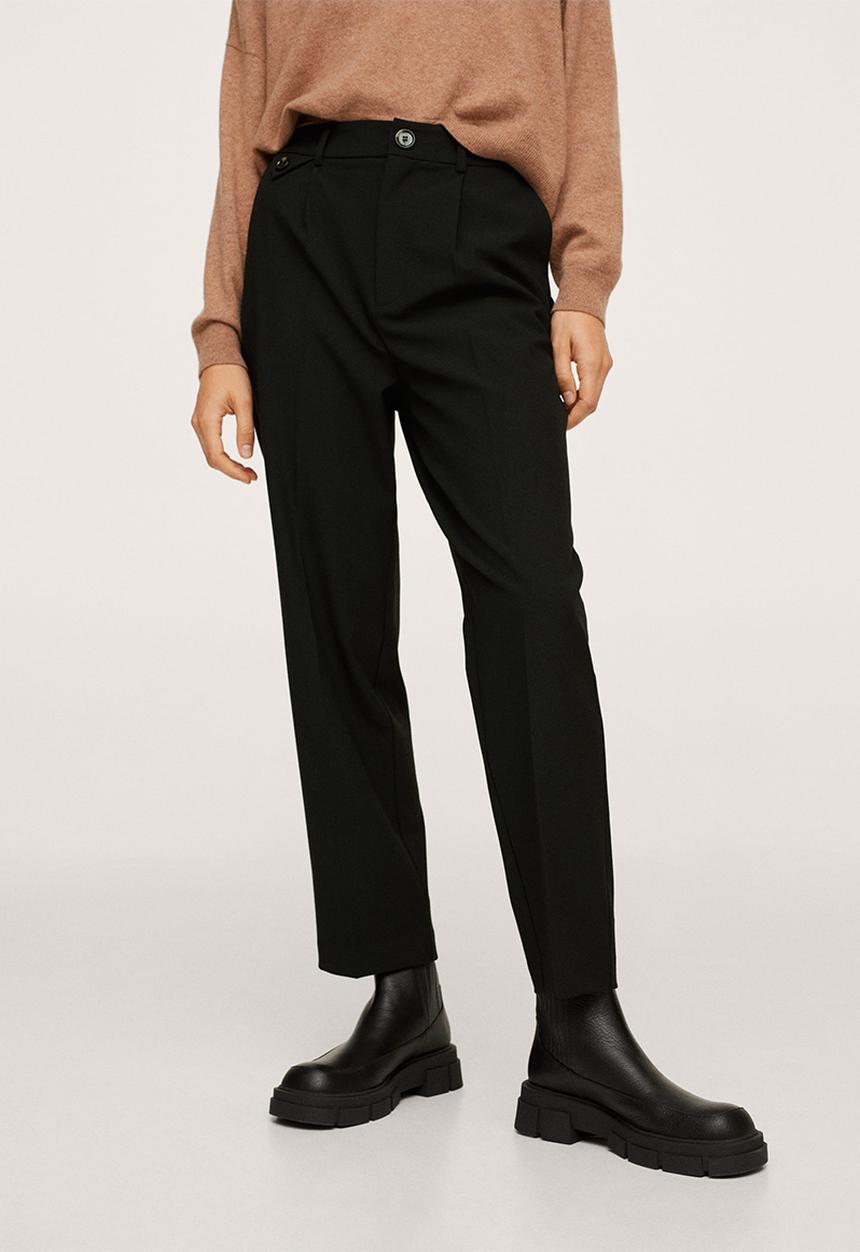 MANGO - Trousers alessia - black