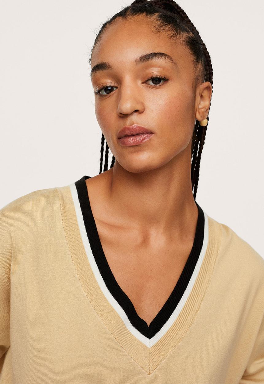 MANGO - Sweater honesty - light beige