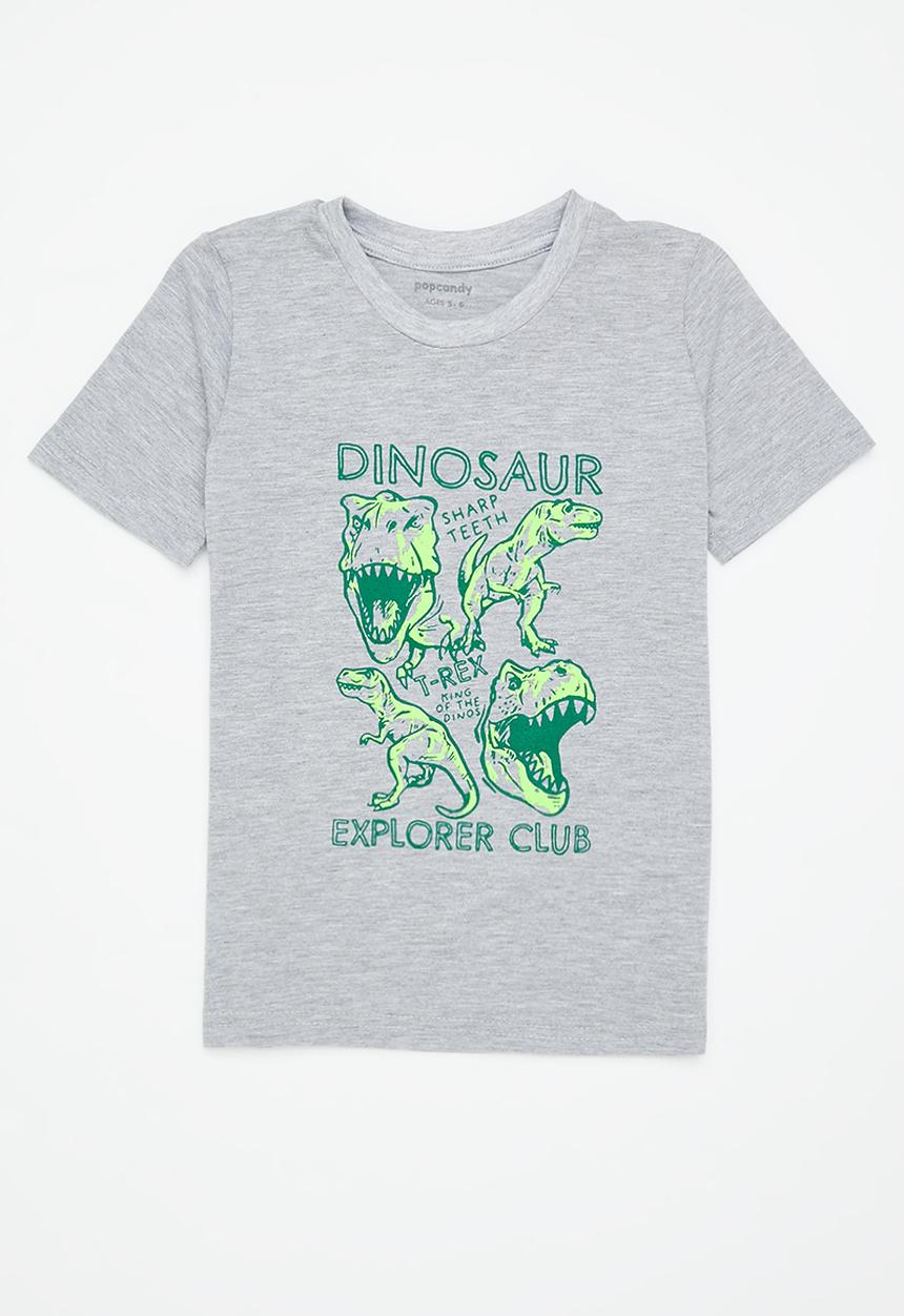 Pop Candy - 3 pack graphic t-shirt - navy, grey & white