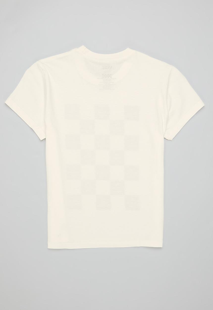 Vans - Checkerboard day girls tee - marshmallow