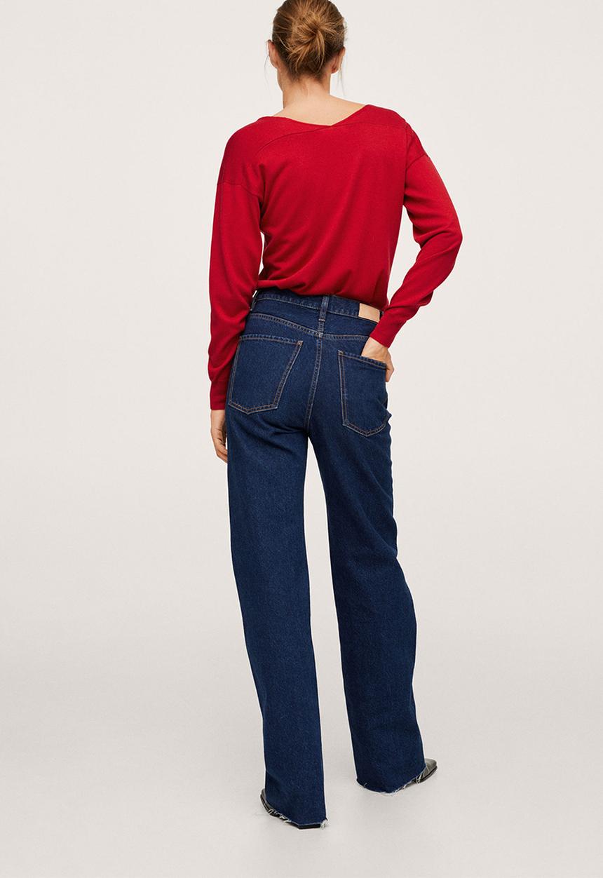 MANGO - Sweater haramon - red