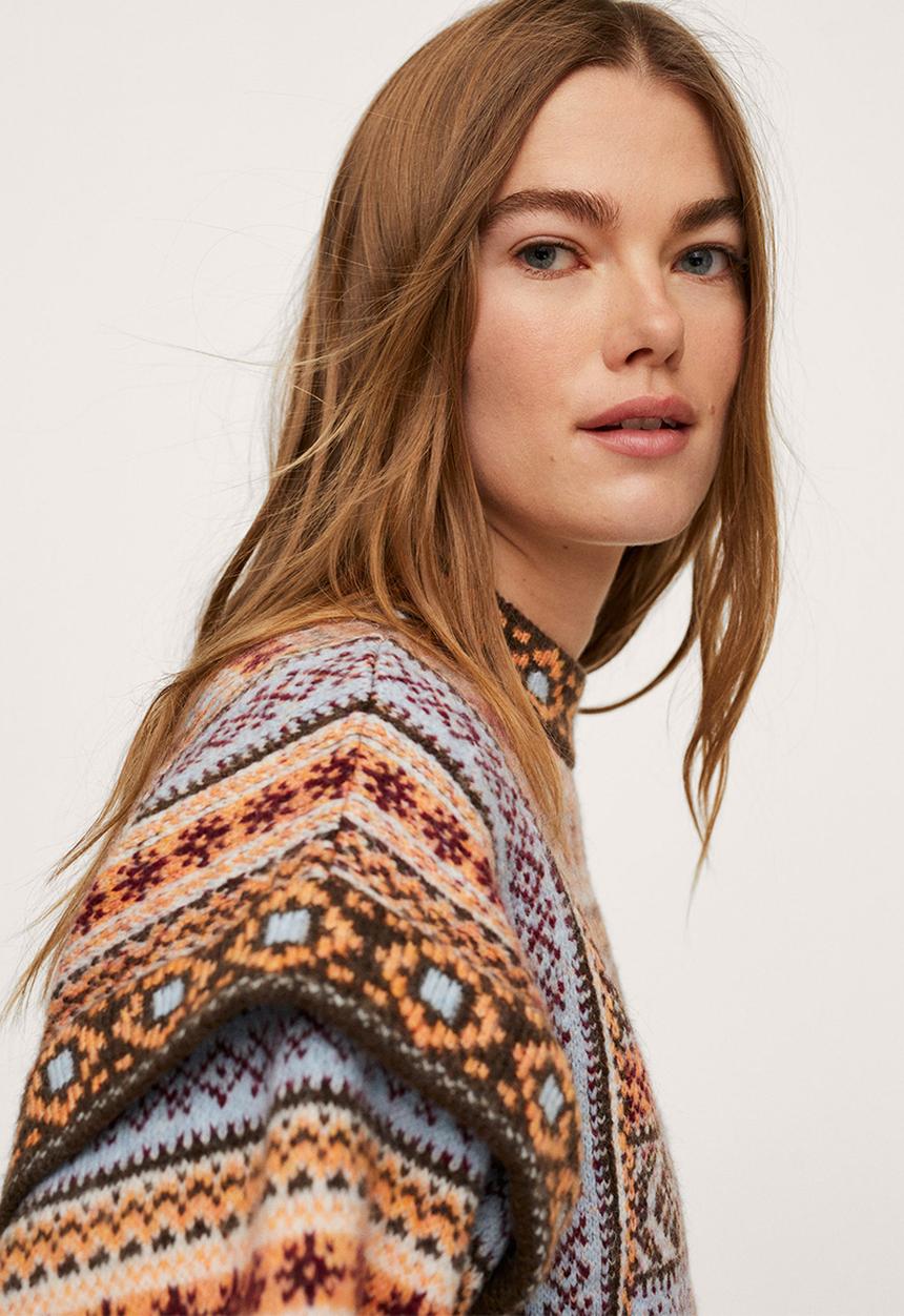 MANGO - Sweater andes - light/pastel brown