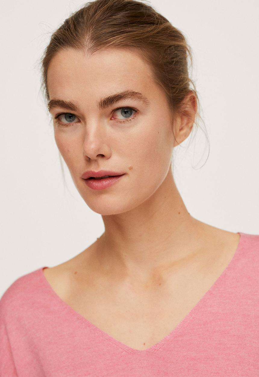 MANGO - Sweater haramon - bright pink