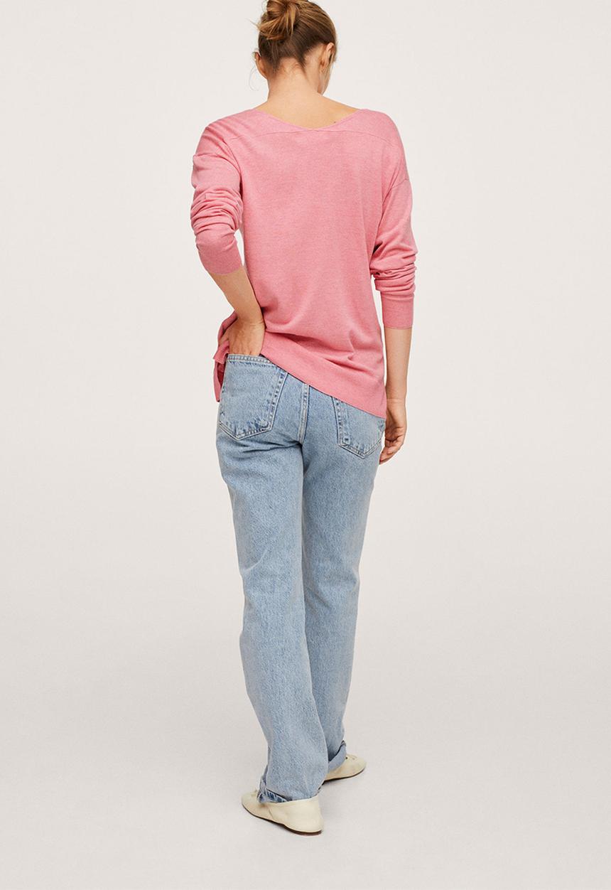 MANGO - Sweater haramon - bright pink