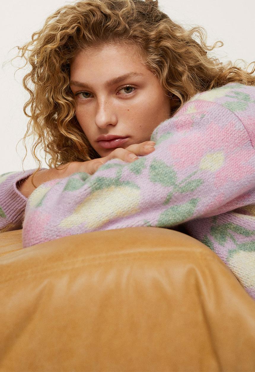 MANGO - Cardigan frubi - light/pastel purple