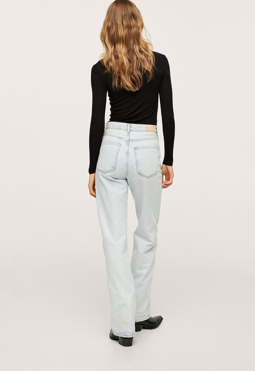 MANGO - T-shirt secondc - black