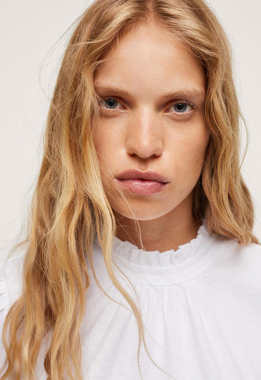 MANGO - T-shirt roca - white