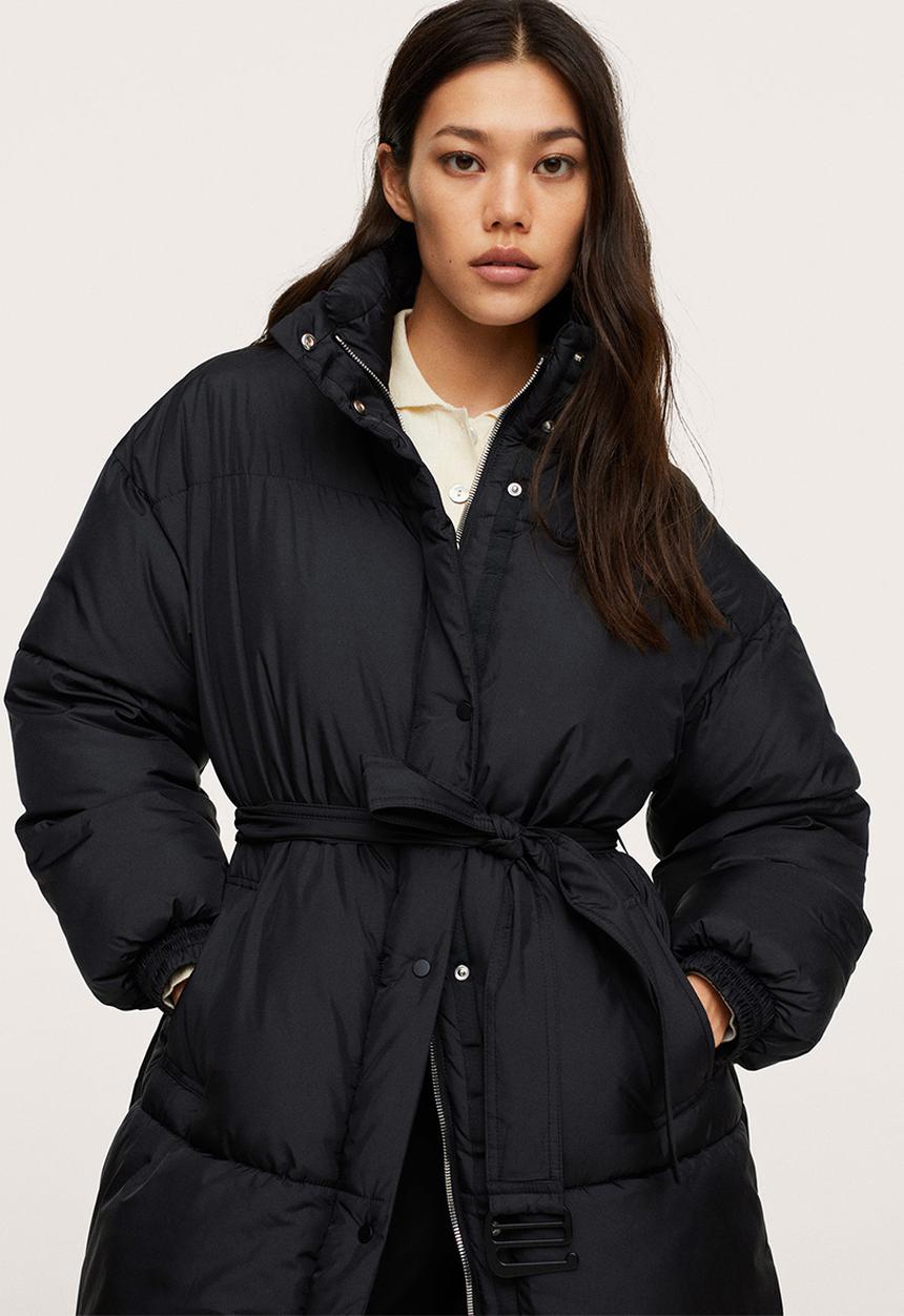 MANGO - Anorak coulant - black