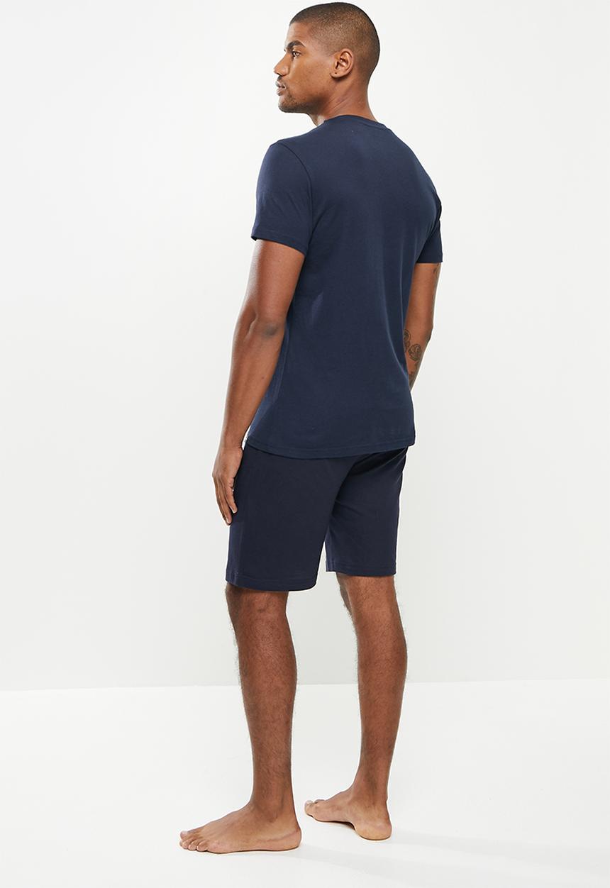 Superbalist - Graphic tee sleep set - navy