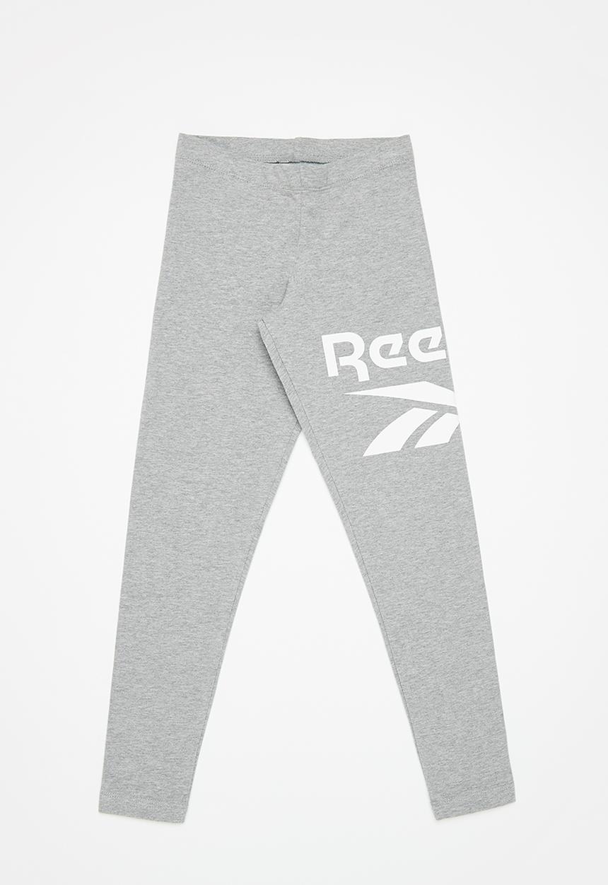 Reebok - Te big logo legging yg - medium grey heather