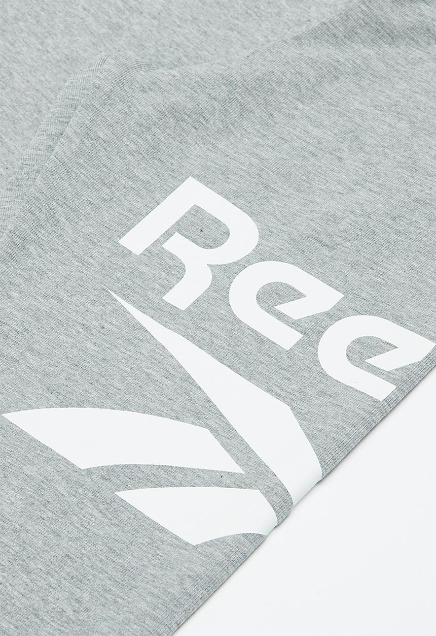 Reebok - Te big logo legging yg - medium grey heather