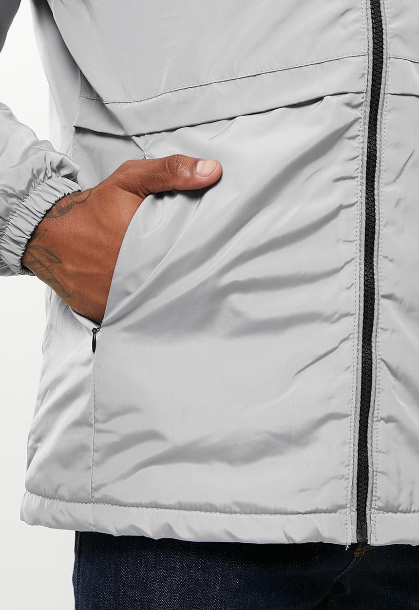 basicthread - Quilted lined jacket - light grey