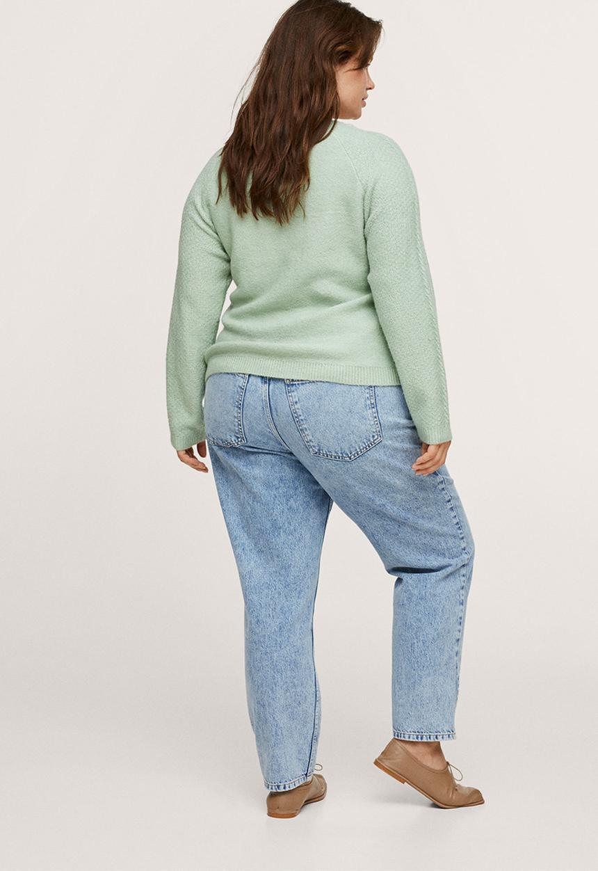 MANGO - Plus sweater luz - aqua
