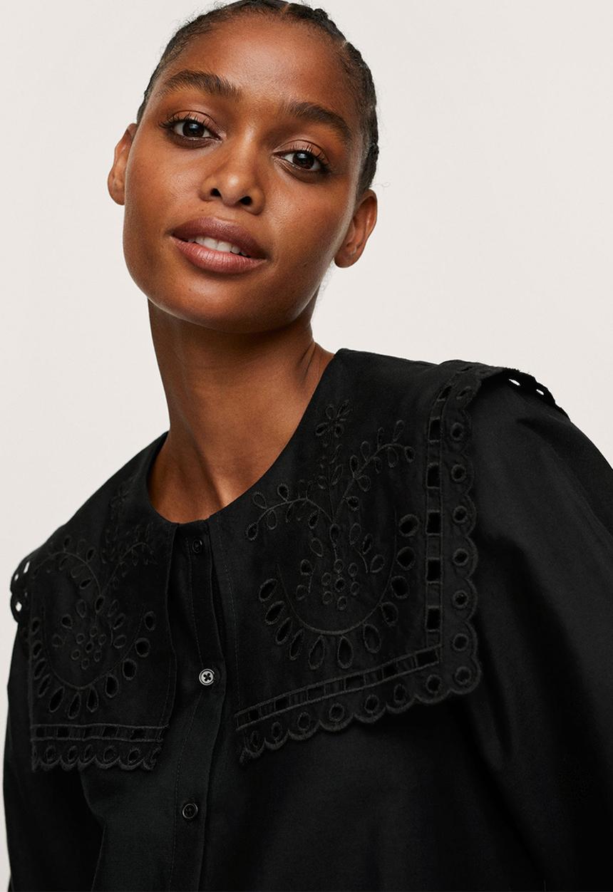 MANGO - Dress sicily - black