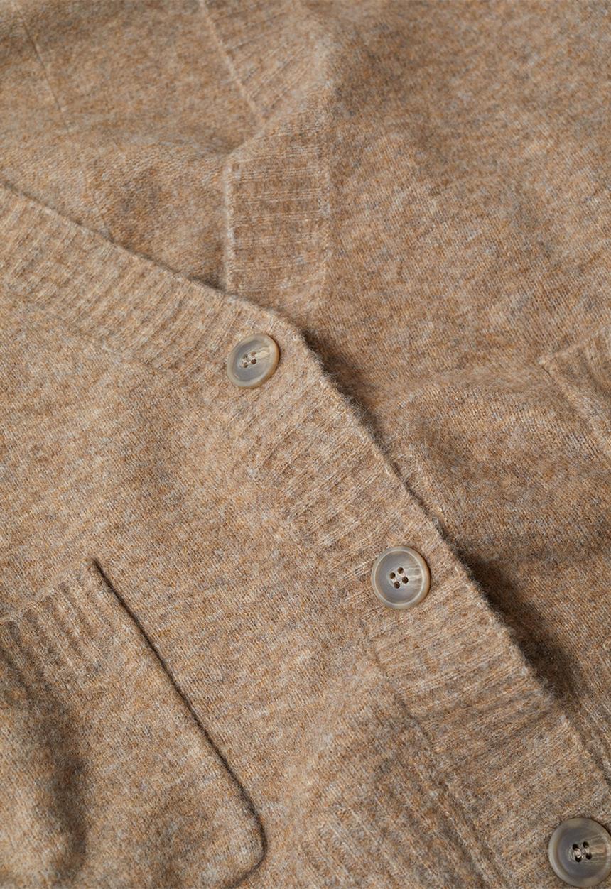 MANGO - Cardigan canada - medium brown