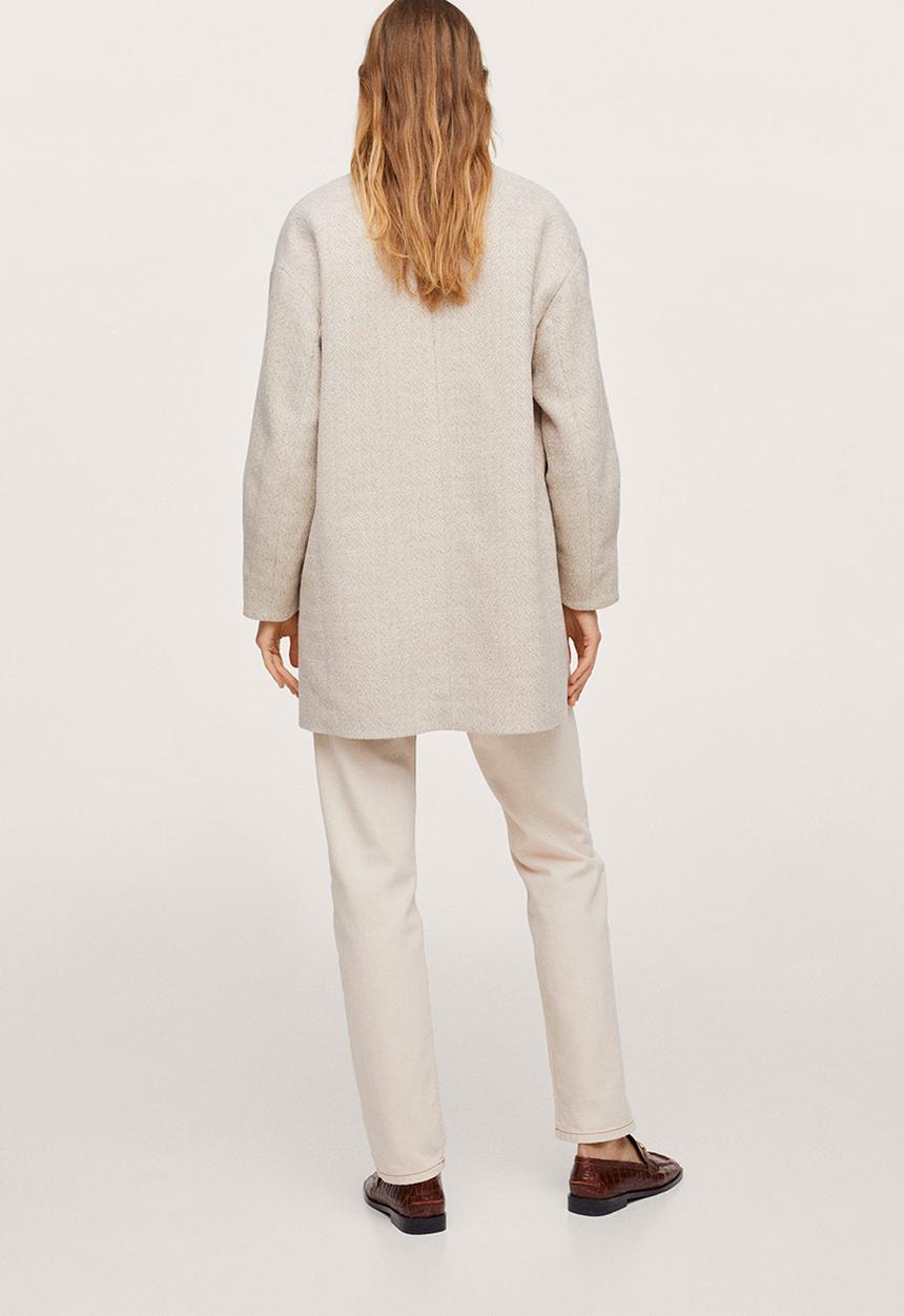 MANGO - Coat willy - light beige