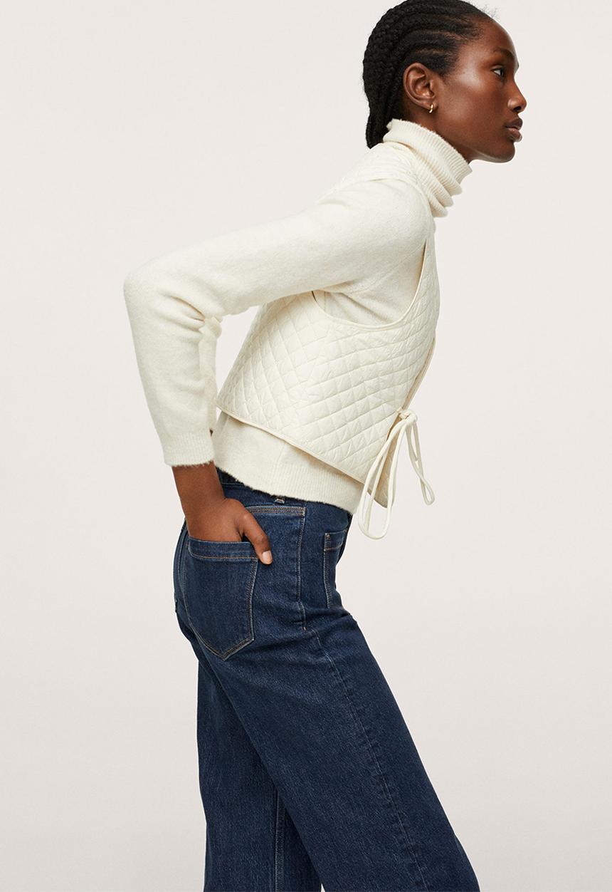 MANGO - Jeans diane - open blue