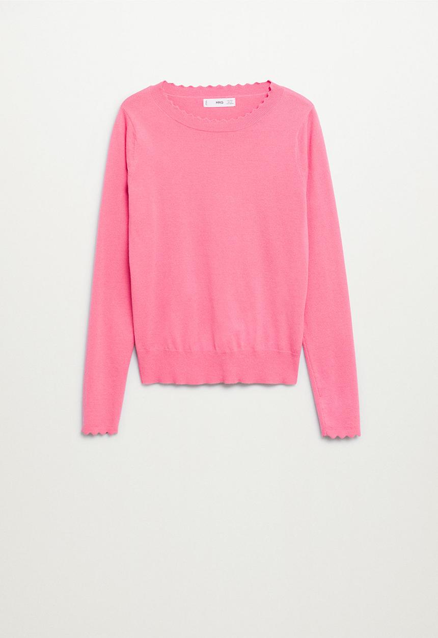 MANGO - Sweater mispia - bright pink