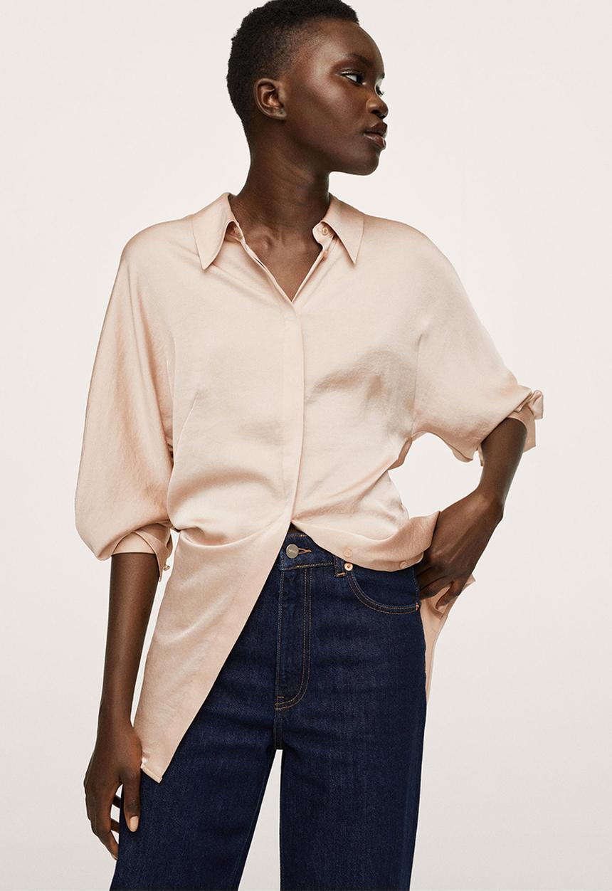 MANGO - Shirt miranda - light pastel pink