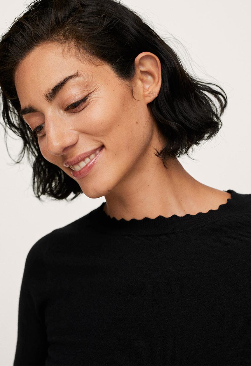 MANGO - Sweater mispia - black