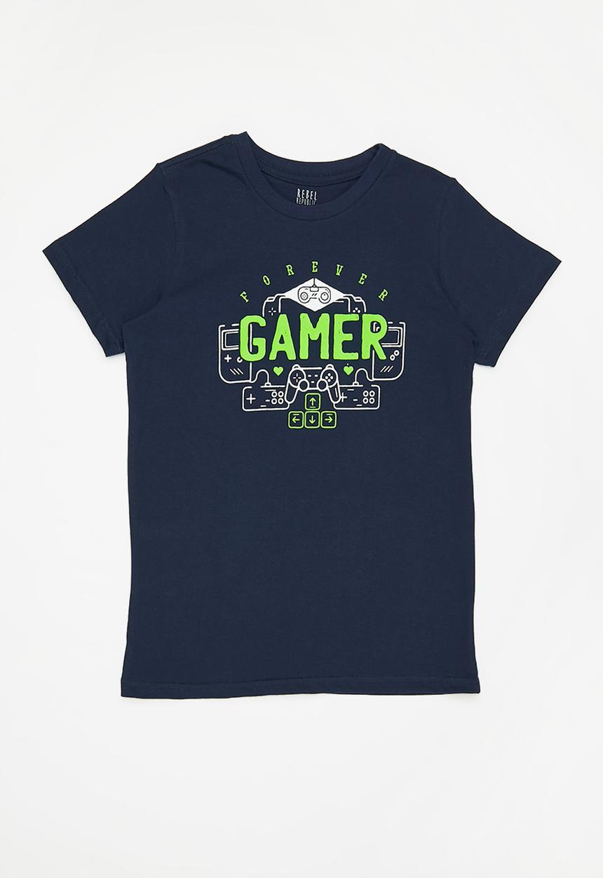 Rebel Republic - Boys graphic tee - navy