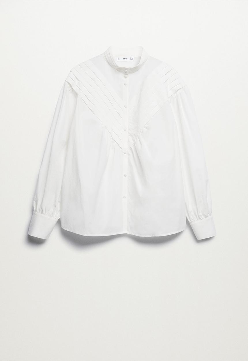 MANGO - Blouse scarlet - natural