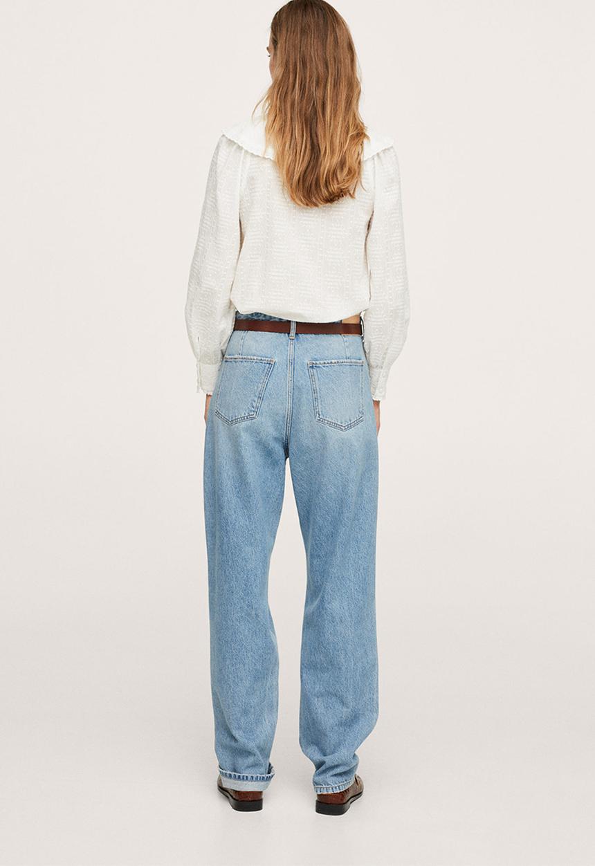 MANGO - Blouse fant - white