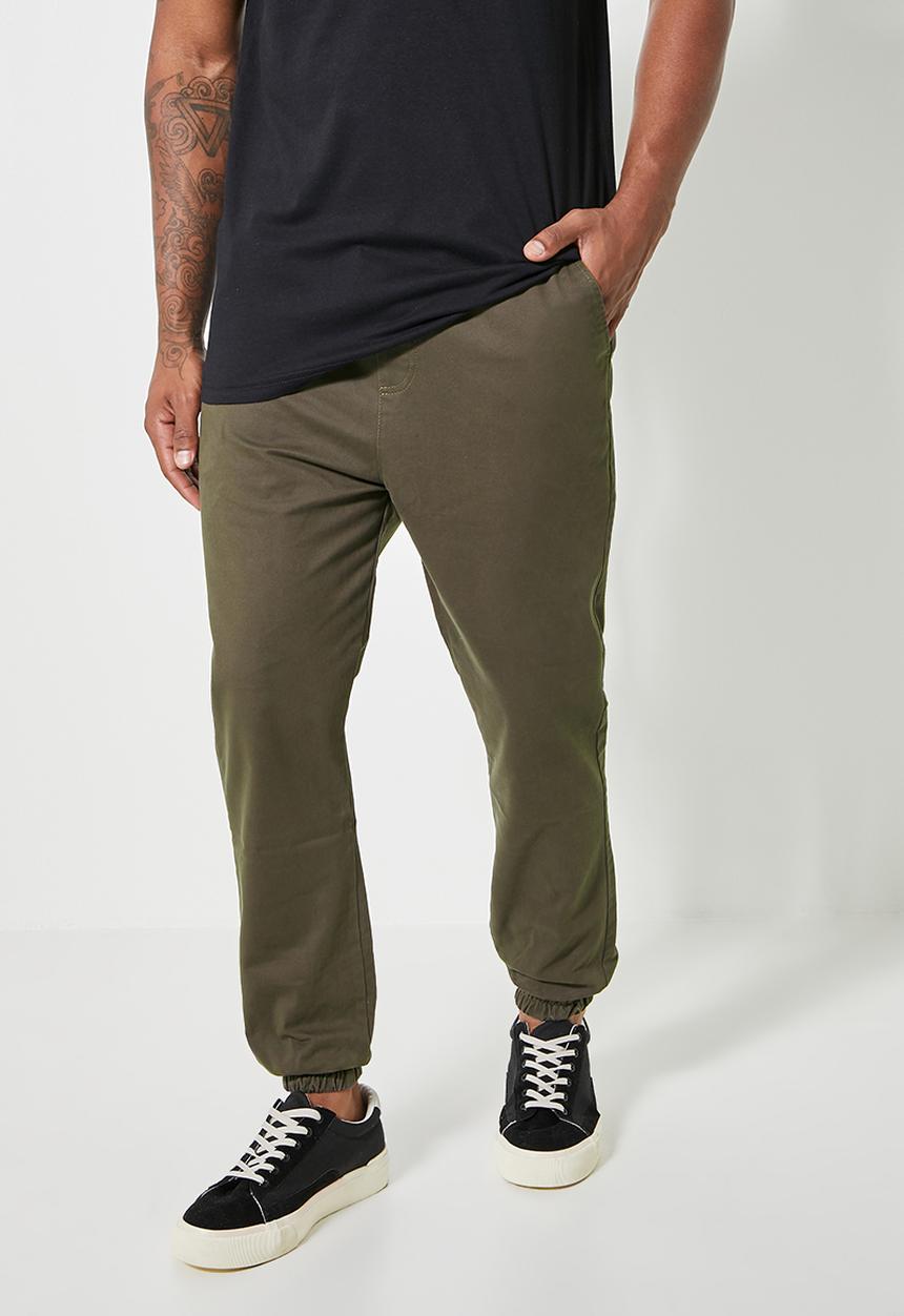 Superbalist - Blaze slim jogger - military green