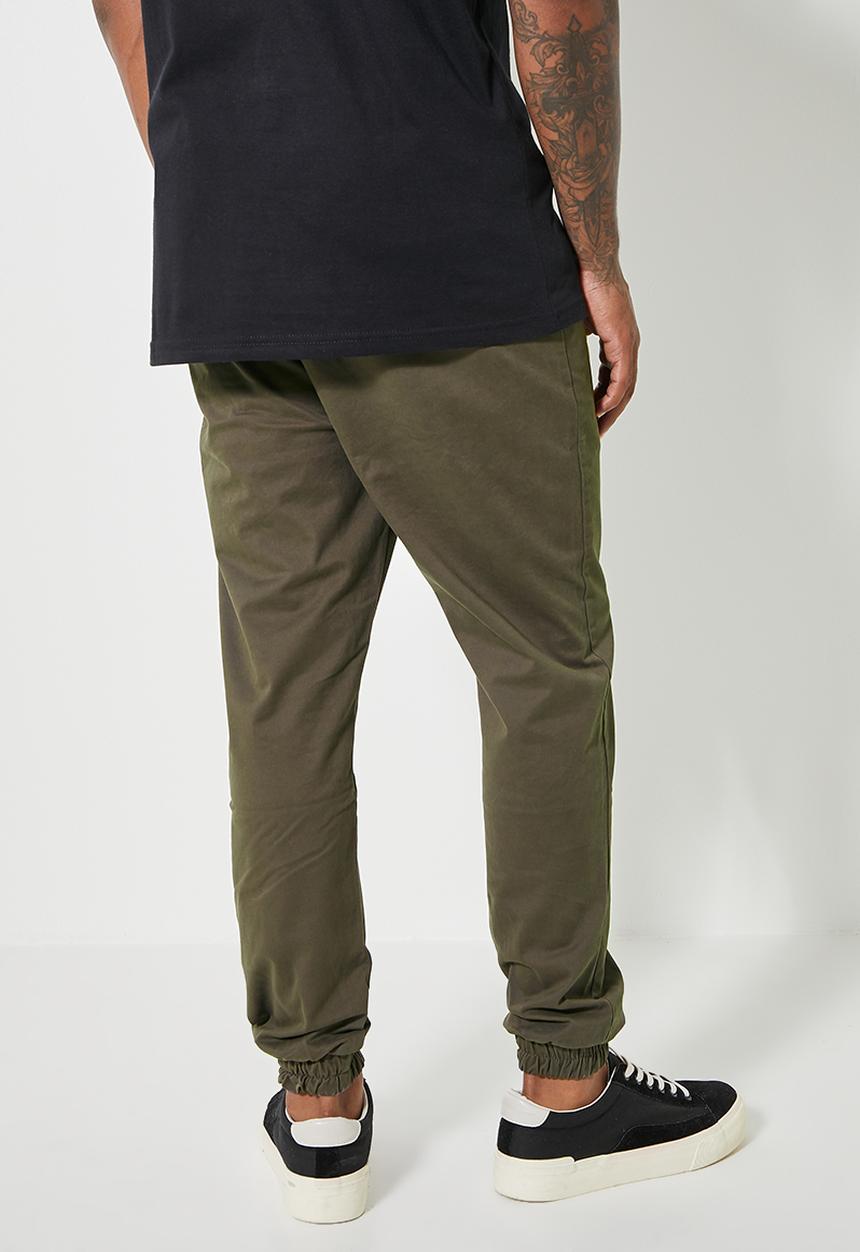 Superbalist - Blaze slim jogger - military green