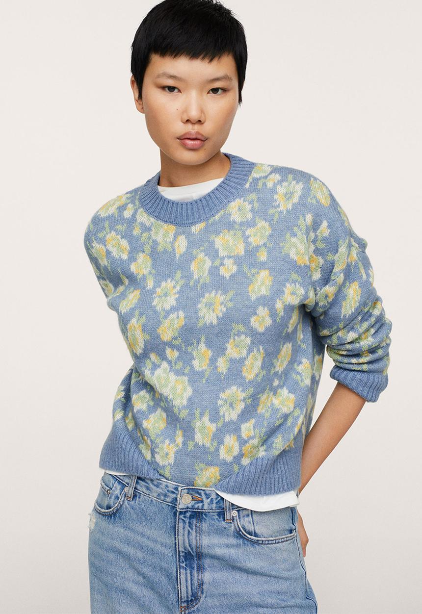 MANGO - Sweater garden - light/pastel purple