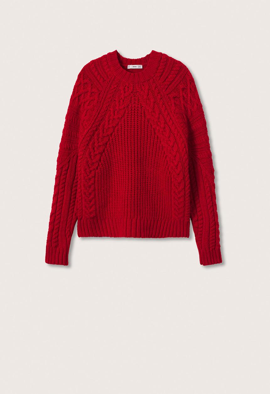 MANGO - Sweater chilli - red