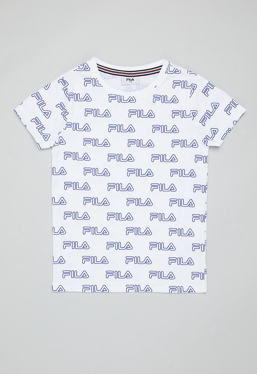 FILA - Amoro aop T-shirt - white
