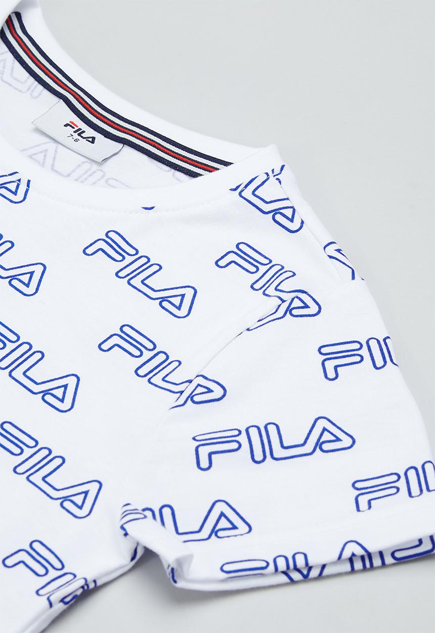 FILA - Amoro aop T-shirt - white