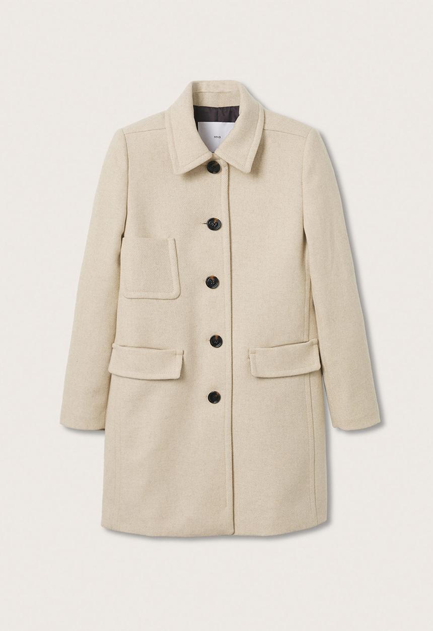 MANGO - Coat brigitte - light beige