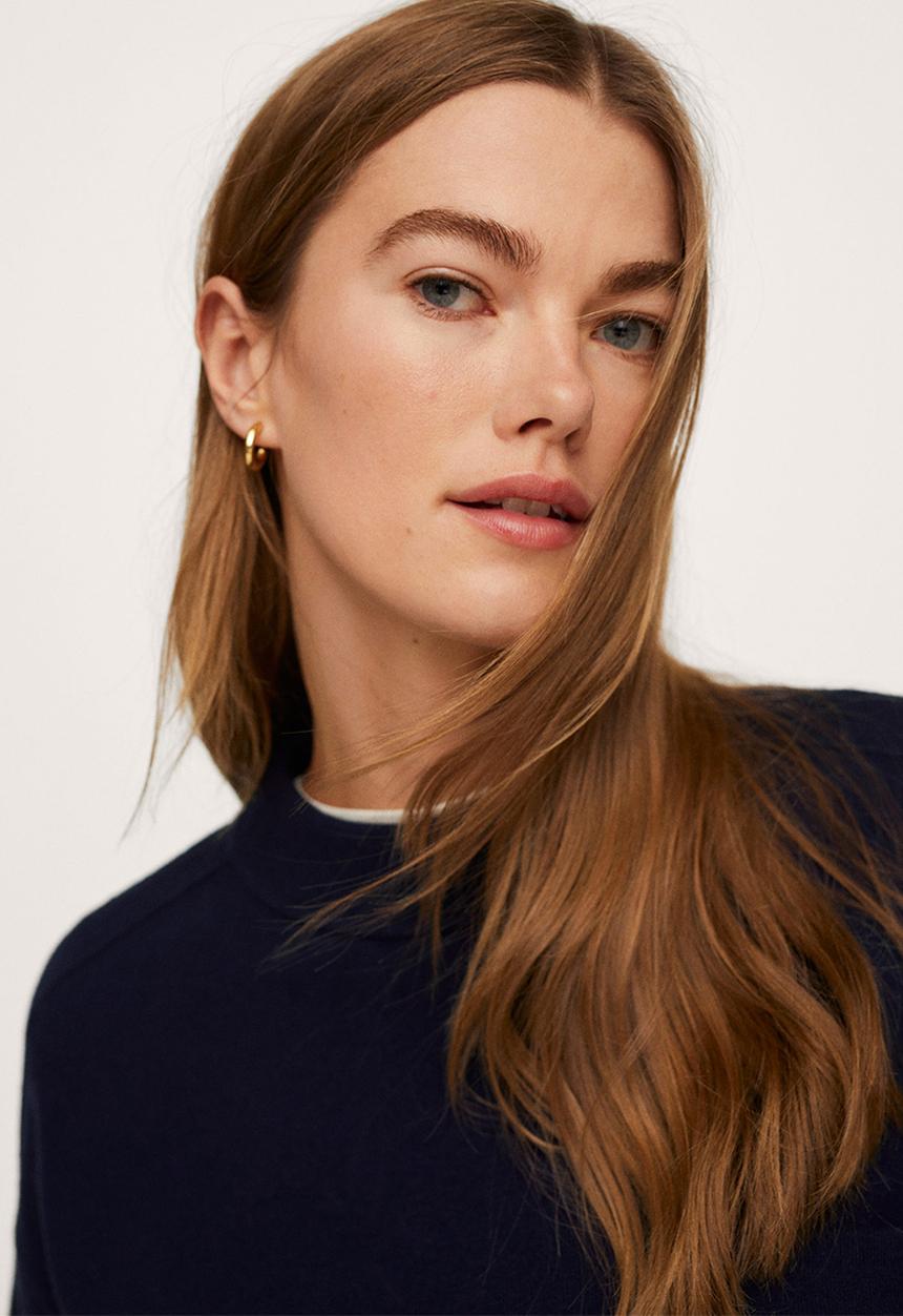 MANGO - Sweater emme - navy