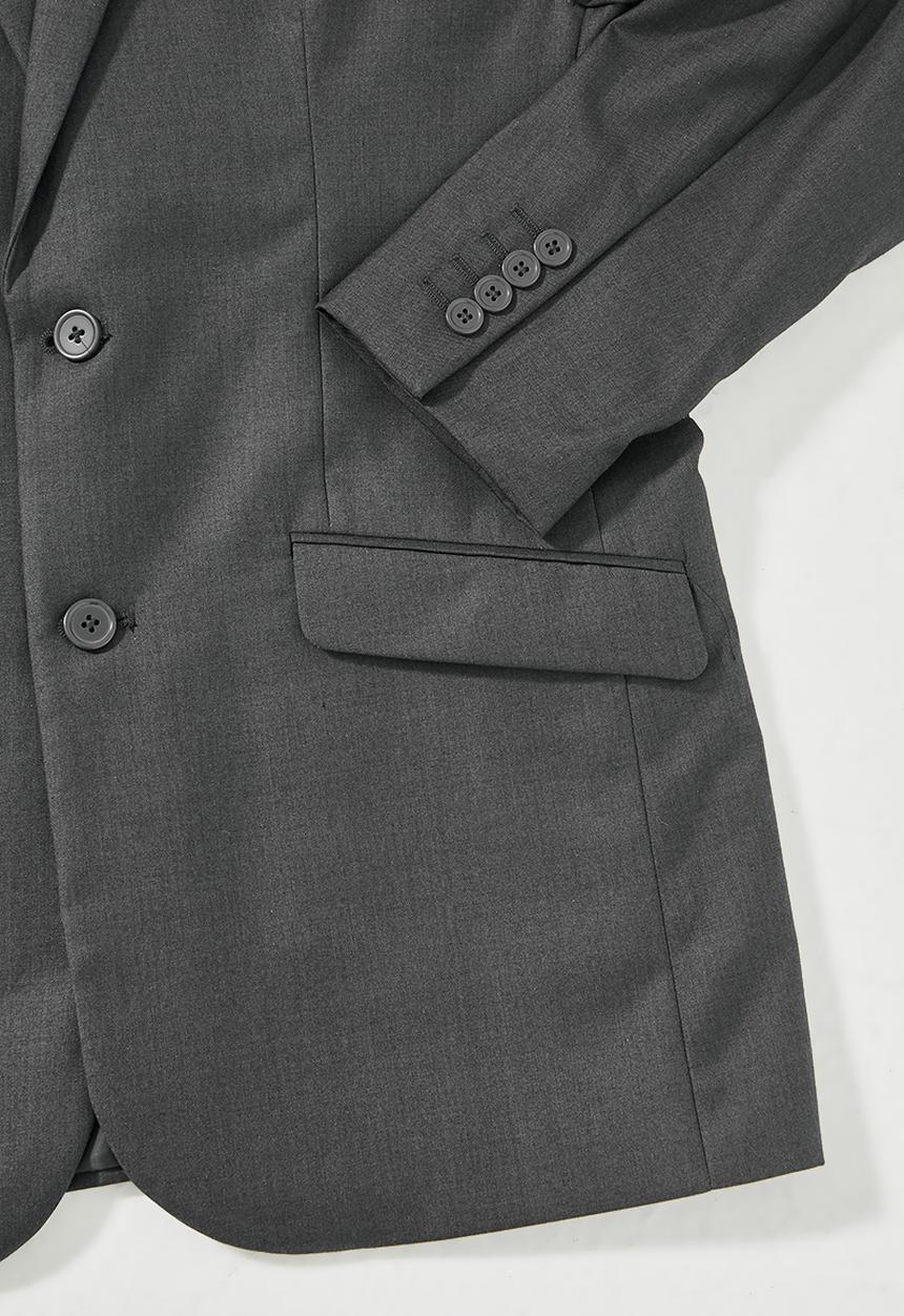 Superbalist - Soho slim fit 2-button single vent blazer - grey
