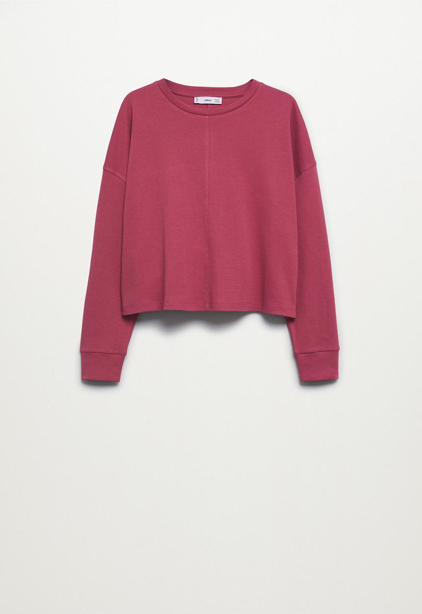 MANGO - Sweatshirt splong - medium red