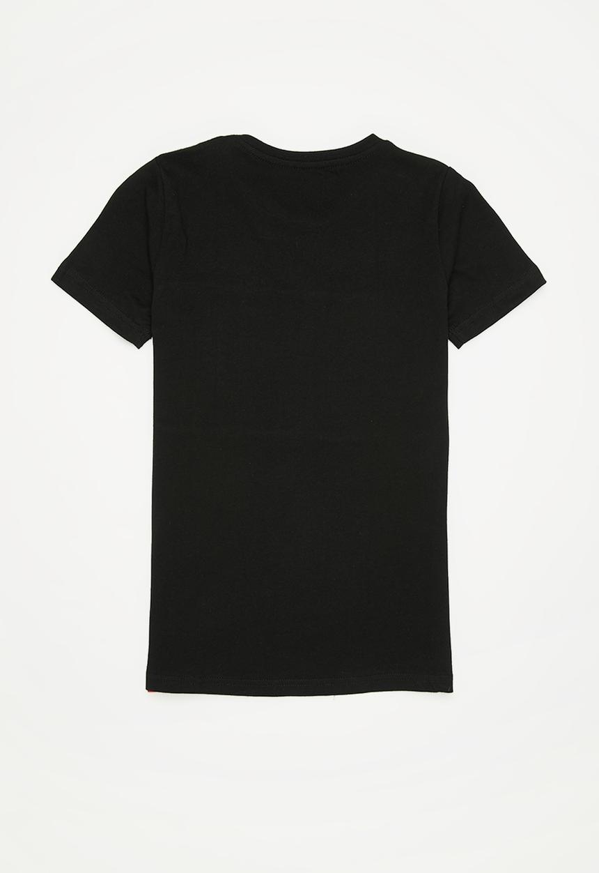 Rebel Republic - Among us colour block T-shirt - red