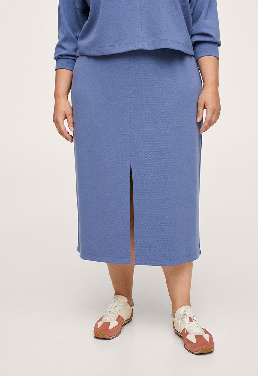MANGO - Plus skirt amelie - medium blue