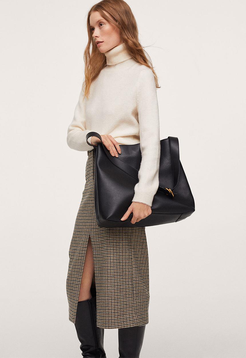 MANGO - Skirt justice - brown