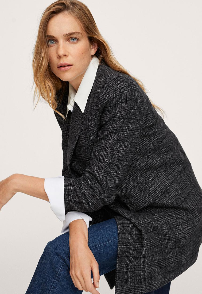 MANGO - Coat dali - grey
